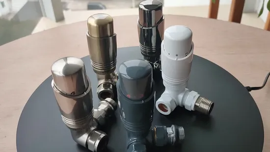 잠금실드 밸브 및 감온식 헤드 및 감온식 라디에이터 밸브 Trv 세트