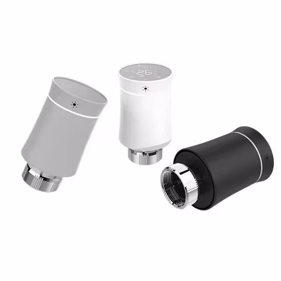 Tuya Zigbee 스마트 라디에이터 밸브 Trv 배터리 유형 온수기 스마트 온도 조절 라디에이터 밸브